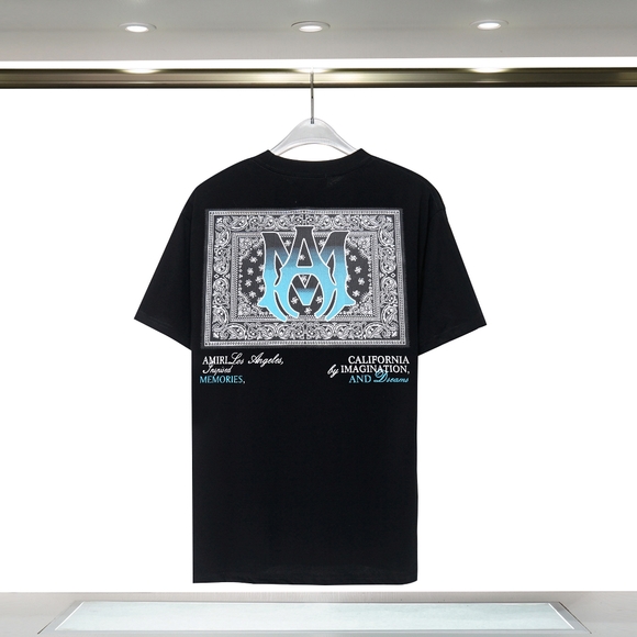 amiri✨ New printed round neck short-sleeved T-shirt